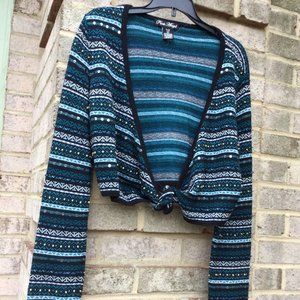 Paris Angel Multi-Color Beads Art-Deco Cardigan